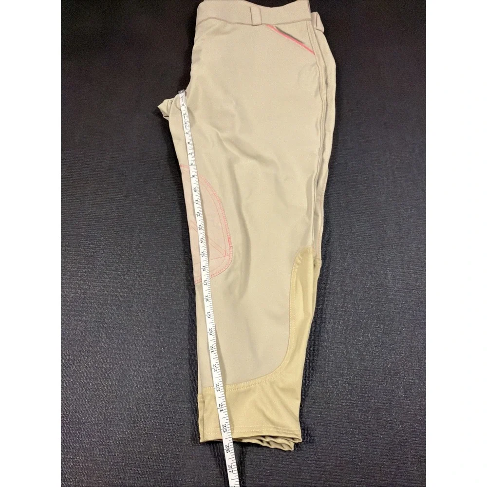 NWOT PIPER Evolution‎ By Smartpak Gray Pink Breeches Full Seat 48R
